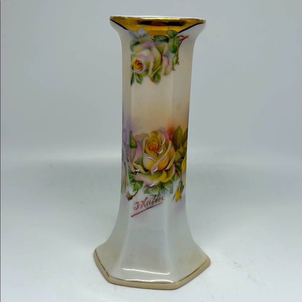 Vintage / Antique Royal Rudolstadt Prussia Hat Pin Holder